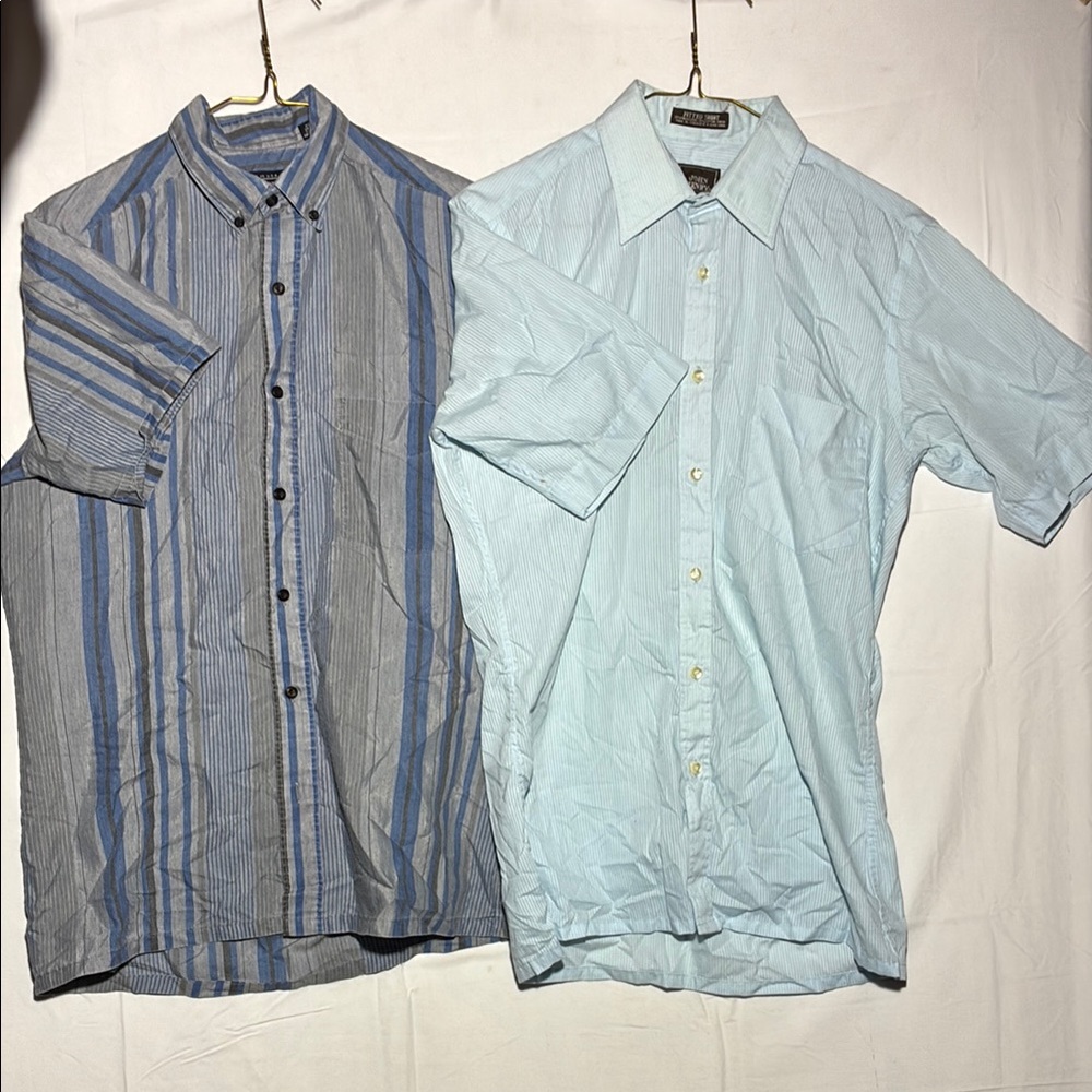 Men's size 14 1/2 short Sleeve Shirt Set